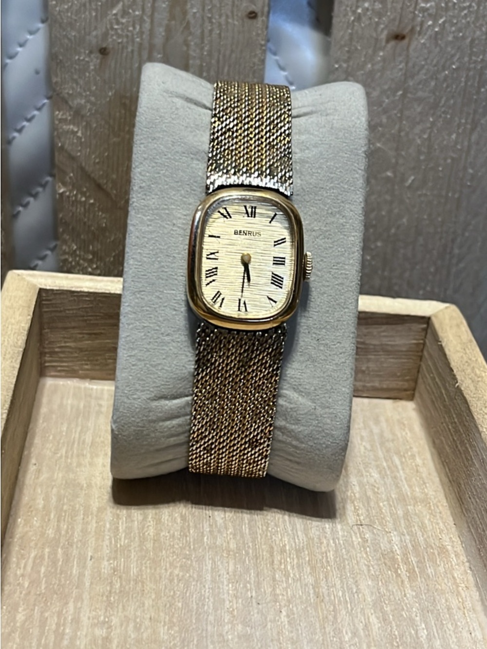 Benrus Women's Gold Mesh Bracelet Watch - Goldtone